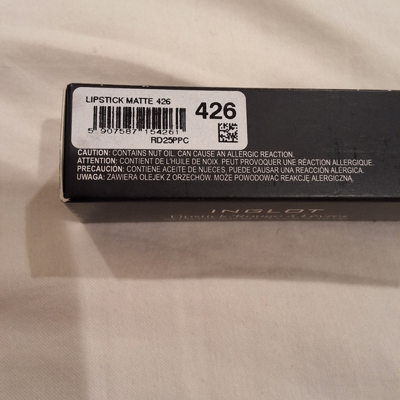 NWT Inglot Matte Lipstick 426 - SHADE OF PURPLE,BURGUNDY - Picture 4 of 6